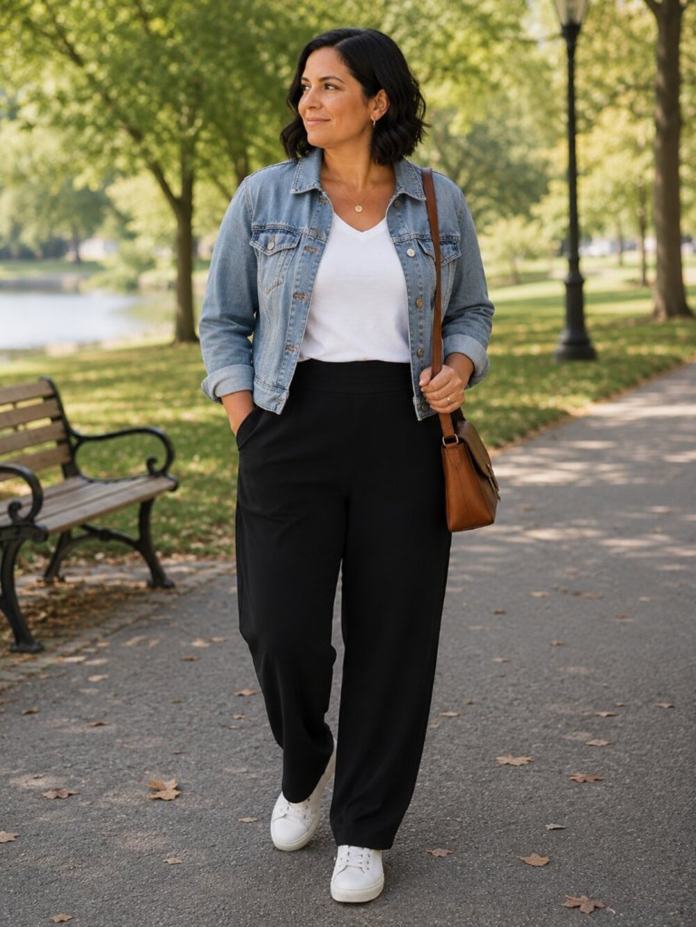 Chico's Zenergy Black Wide Leg Pants – Size 3 (U.S. Size 16)